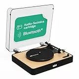 House of Marley Revolution Plattenspieler Bluetooth - Nachhaltig gefertigter Schallplattenspieler, 33/45/78 U/min Vinyl Player mit Dust Cover, einfache Einrichtung