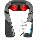 RENPHO Massagegerät, Schulter Nackenmassagegerät mit Wärme, Rückenmassagegerät mit 3D-Massage von tiefem Gewebe, Nackenmassage mit Tiefknetmassage, Geschenke für Frauen