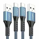 USB C Kabel [2Stück 3m] 3.1A Schnellladung Ladekabel USB C Nylon Type C Kabel für Samsung Galaxy S21 S20 S10 S9 S8 Plus,Note10/9/8,M31 M30s M20,A20e A71 A52 A51 A50 A40 A10,Mi9/8,V30/20