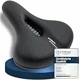 Deedlite Bike Sattel Premium Universal Sattel Pro 3.0 - Endlich Schmerzfrei Radfahren | Bequem Weich Memory Schaum Radsattel