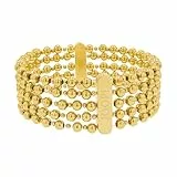 Joop! Armband Edelstahl Damen Armschmuck, mit Zirkonia synth., 19+3 cm, Bicolor, Kommt in Schmuck Geschenk Box, 2039844