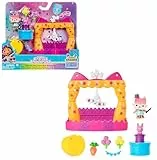 Gabby's Dollhouse, Balkon-Spielset Baby Box Talentwettbewerb, 8-teiliges Set mit Katzenfigur und Zubehörteilen, ab 3 Jahren