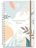 Nokingo Undatierter Planer für 2025 oder jedes Jahr – Wochen- und Monats-Organizer-Notizbuch und Tagebuch zum Verfolgen von Zielen, 14,9 x 21 cm, perfekt zum Organisieren Ihres täglichen Lebens,