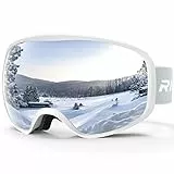 RIOROO Skibrille, Snowboard Brille für Brillenträger Herren Damen Erwachsene Jugendliche Doppel-Objektiv 105% UV-Schutz Kompatibler Helm Anti Fog Skibrillen für Skifahren Motorrad Fahrrad Skaten