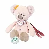 Nattou Mini-Spieluhr Koala Iris, Iris und Lali, 23 x 13 x 9 cm, Rosa