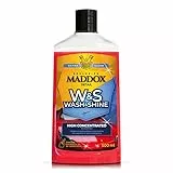 Maddox Detail - Wash & Shine 500ml | Auto Shampoo mit Carnauba-Wachs | Auto Seife in Foam Cleaner Schaumreiniger Format | Reinigt, Entfettet und Schützt | Professioneller Auto Glanz.