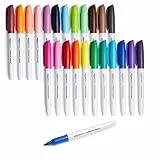 Amazon Basics Permanent Marker, 24 Stück, 1er-Packung, Sortiert