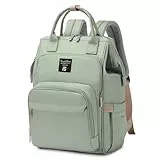 Pomelo Best Moderner Wickelrucksack für Mama Papa – Stylischer Familienrucksack mit Großer Öffnung, Wickelunterlage, Wasserdichtem Material und Praktischer Organizer-Struktur
