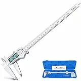 Kynup Digitaler Messschieber, 300mm Messschieber aus Edelstahl, spritzwassergeschütztes IP54-Design, großer LCD-Bildschirm, einfacher Wechsel vom metrischen Zollbruch (12 Zoll)