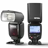 NEEWER NW760-C TTL Flash Blitz Speedlite kompatibel mit Canon DSLR Kameras, 76Ws GN60 2,4G 1/8000s HSS Blitzgerät, TCM onvertierung, 230 Blitze mit voller Leistung, 0,1–2,7s Recycling Blitzlicht
