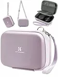 K&F CONCEPT Digitalkamera Tasche Kleine, kompatibel Fotokamera Tasche, Eva-Hartschalendesign (nur Hülle) Lila