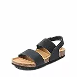 DREAM PAIRS Damen Pantoletten Sandals Riemchensandalen Sommer Strappy Sandal,Size 40,Schwarz,SDPW2202W-E