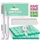 Joremx Reinigungsknete Handy&Kopfhörer,Handy Reinigungsset inkl Profi Reinigungs-Tool, Geeignet zur Reinigung in verschiedenen Öffnungen Für AirPods, USB-C-Anschlüsse und Lautsprecher geeignet-Green