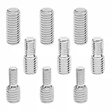 eMagTech 9-teilige Antennen Adapter Schraube M4 M5 M6 Universe Auto Gewindesatz Zubehör für Fahrzeugstabantenne Dachantenne Autoantennenmast Umwandlungsschraube