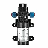 Jadeshay Membranpumpe DC 60W Selbstansaugende Hochdruckpumpe 100 PSI 4 l/min Mikro-Wasserpumpe automatischer Schalter for Autowäsche, Gartenwassersprüher (Size : 24V)
