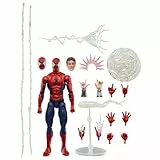 Marvel Legends Maximum Series Spider-Man Action-Figur, Rot/Blau, 15 cm große Superhelden-Figur zum Sammeln und Ausstellen, für Jungen, Mädchen und Erwachsene Fans der Comics
