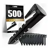 lohag® 500 Erdnägel für den Mähroboter Begrenzungskabel - Rasenmäher Zubehör - Erdanker Heringe Erdspieße Nagel - Kompatibel für Bosch, Gardena, Husqvarna, Worx, Yard Force