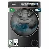 Cecotec Waschmaschine 10kg Frontlader Bolero DressCode 10900 Autodose Inverter FullColor Ice Blue A. 1400 U/min, geringer Verbrauch, 10,3'-Bildschirm, 11 Programme, Inverter Plus-Motor