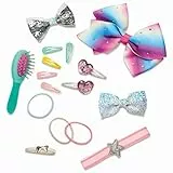 Glitter Girls - GG Haar Spielset - Haarstyling-Set - Regenbogen-Haarschleifen - Haarspangen & Gummibänder - 36 cm Puppen-Zubehör - 3 Jahre +