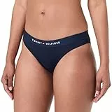 Tommy Hilfiger Classic Bikini Uw0uw06363 Andere Badehosen, Dunkelmarineblau, L, Damen