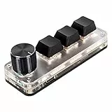 Mechanische Hotswap-Tastatur mit Makro-Tasten, Individuelle Knöpfe, USB-Tastatur für PC-Gaming und Büroarbeit (3 Tasten 1)