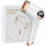 IPL Geräte Haarentfernung Laser, 600NM-1200NM Effizient IPL Haarentfernungsgerät mit 5 Energiestufen Hause Epilierer für Männer, Frauen, Gesicht, Achseln, Beine und Körper
