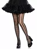 LEG AVENUE Damen Harlequin Net Tights Costume Hosiery, Schwarz, Einheitsgröße EU