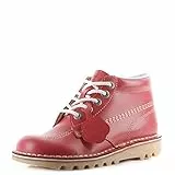 Kickers Damen Kick Hi' Kurzschaft Stiefel, Rot (Red/Light Cream), 41 EU