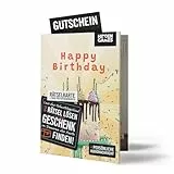 Hidden Games Rätselkarte “Happy Birthday” (Deutsch) - Geburtstagskarte, Grußkarte, Geschenkekarte