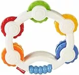 Fisher-Price BLT37 - Babys erstes Tamburin, mit Rasselgeräuschen, Babyspielzeug ab 3 Monaten