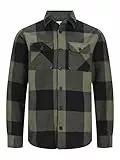 JACK & JONES Male Overshirt Kariertes