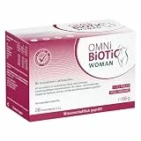 OMNi BiOTiC WOMAN | Für Frauen entwickelt | 4 Bakterienstämme | 10 Mrd. Keime pro Tagesdosis | Pulver | Vegan - Glutenfrei - Laktosefrei | Zur täglichen Anwendung - Einfach trinken | 28 Portionen