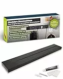 SCHWAIGER Konfigurierbare Steckdosenleiste I 50 cm in Schwarz I Stromschiene im Alu-Design für modulare Steckdosen I Individuell einstellbar I VDE geprüft & perfekt für Küche, Büro & Werkstatt