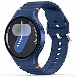20mm Sportarmband Kompatibel mit Samsung Galaxy Watch 7 Armband 40mm 44mm,Sport Silikon für Galaxy 6/5/4/FE 40mm 44mm/6 Classic 47mm 43mm/4 Classic 42mm 46mm/ 5 Pro 45mm Damen Herren