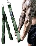 MANUEKLEAR Trizepsseil Kabelbefestigung mit größerem Bewegungsbereich, Trizeps-Pull-Down-Seil für Push-Downs, Crunches, Facepulls für professionelles Fitnessstudio