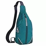 WATERFLY Anti-Diebstahl Sling Bag für Damen und Herren Brusttasche Hippie Crossbody Bag Multipurpose Daypack