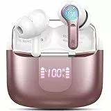 Bluetooth Kopfhörer, 2025 Kopfhörer Kabellos Bluetooth 5.4, 48Std Tiefer Bass 3D Stereo Wireless Earbuds, 4 ENC Noise Cancelling Mic, IP-X7 Wasserdicht, 3g Comfort Fit, USB-C in-ear Ohrhörer Sport