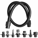 Sup Pumpe Adapter Kit, Sup Pumpe Luftschlauch Aufblasbarer Adapter mit 7 Luftventil Düsen, Elektrische Sup Luftpumpe Zubehör für Schlauchboot, Aufblasbares Bett, Stand Up Paddle Board