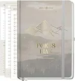 Lebenskompass Tagesplaner Undatiert 'CLIMB' Produktivitätsplaner 4 Monate mit 124 Tagesübersichten - Daily Planner mit Remindern und Reflexionsfragen - Ideal für Büro und Studenten