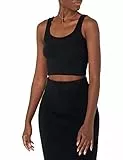 The Drop Cropped-Pullover-Tanktop für Damen, Braylen Kuschelig, Schwarz, S