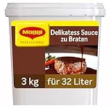 MAGGI Professional Delikatess Sauce zu Braten, vegetarisch, Ergiebigkeit 32L, 1er Pack (1 x 3kg GastroBox)