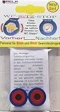 Rela Toilettensitz-Stoppeinsätze, um ein Verrutschen des Toilettensitzes um 6 mm bis 8 mm zu verhindern