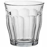 Picardie-Tumbler von Duralex, Tumbler-Gläser aus starkem Glas, Inhalt 310 ml, 94 mm hoch, 6 Stück
