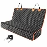 JOEJOY Hundedecke Auto Rückbank, Hundeschutz Auto Rückbank Kratzfeste und Wasserabweisende, Hunde Autodecke Rücksitz Hund, Rücksitzbank, 137 x 120 cm Schwarz