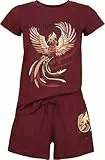 Harry Potter Order of The Phoenix Frauen Schlafanzug weinrot S