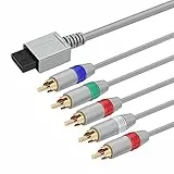 TNP Wii/Wii U Komponentenkabel, 5 Cinch-Video- und Cinch-Stereo-Audio-AV-Kabel, kompatibel mit Nintendo Wii und Wii U auf HDTV EDTV High Definition [Nintendo Wii] [Nintendo Wii U]