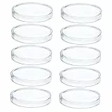 BUGUUYO 10stücke Transparente Petrischalen Mit Deckel Für Zell Und Gewebekulturen Im Labor Hitzebeständig Und Wiederverwendbar