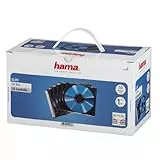 Hama CD Leerhüllen Schutzhülle (50er Pack, Slim Line, Höhe: 5mm) CD-Hüllen transparent-schwarz
