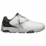 Callaway Herren Chev Comfort Wasserdicht Spikeless Golfschuhe (2020), Größe 10.5, Weiß/Schwarz