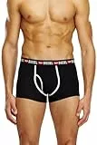 Diesel Herren Boxershorts 3er Pack A153750WIAL, Schwarz , S